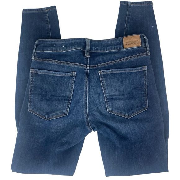 American Eagle High Rise Jegging - Distressed Sz 6 - Picture 9 of 9